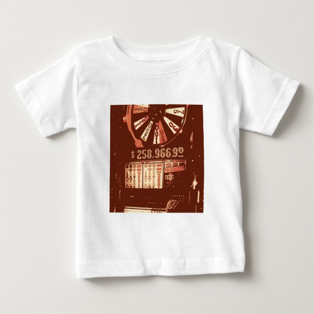 Las Vegas Slots Pop Art Baby T-Shirt (Front)