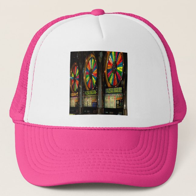 Las VEGAS-SLOTS Trucker Hat (Front)