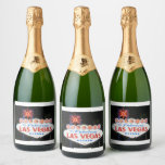 Las Vegas ! Sparkling Wine Label<br><div class="desc">What a great gift 🎁</div>