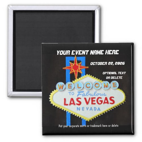 Las Vegas Special Event Memento Magnet