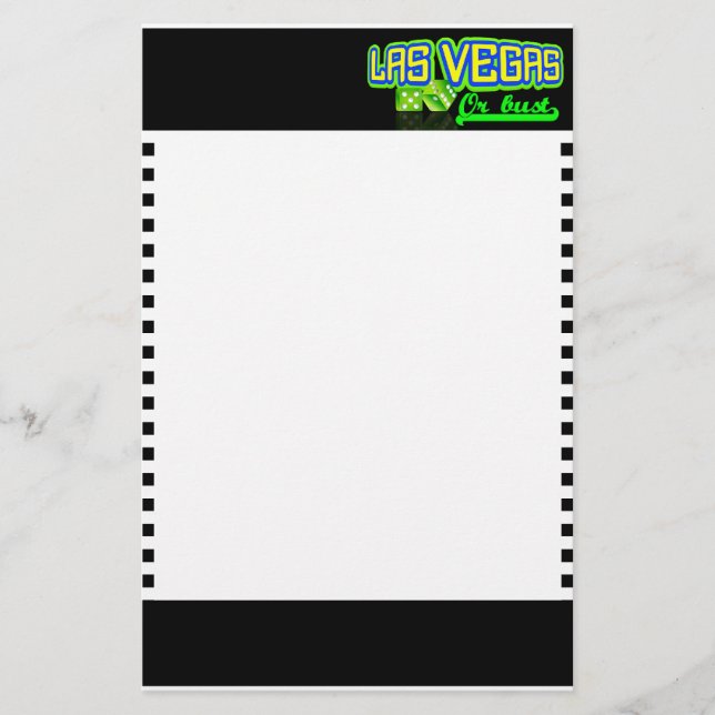 Las Vegas stationary, customizable Stationery (Front)