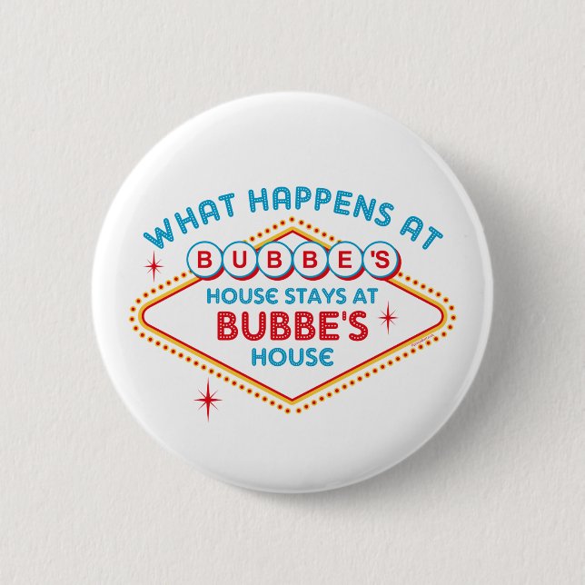 Las Vegas Stays At Bubbe's Button (Front)