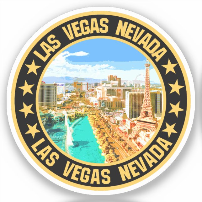 Las vegas                                          sticker (Front)