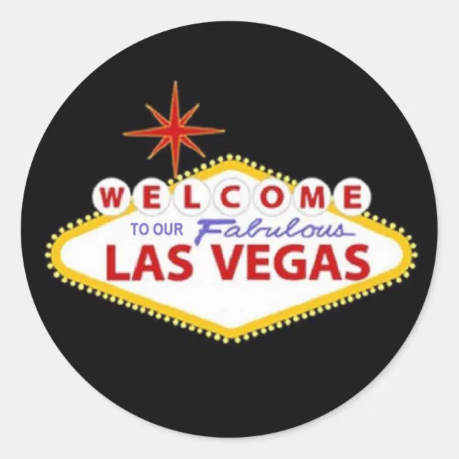 Las Vegas Sticker - Personalize your own! | Zazzle