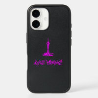 Las Vegas Stratosphere Neon Pink Sketch iPhone