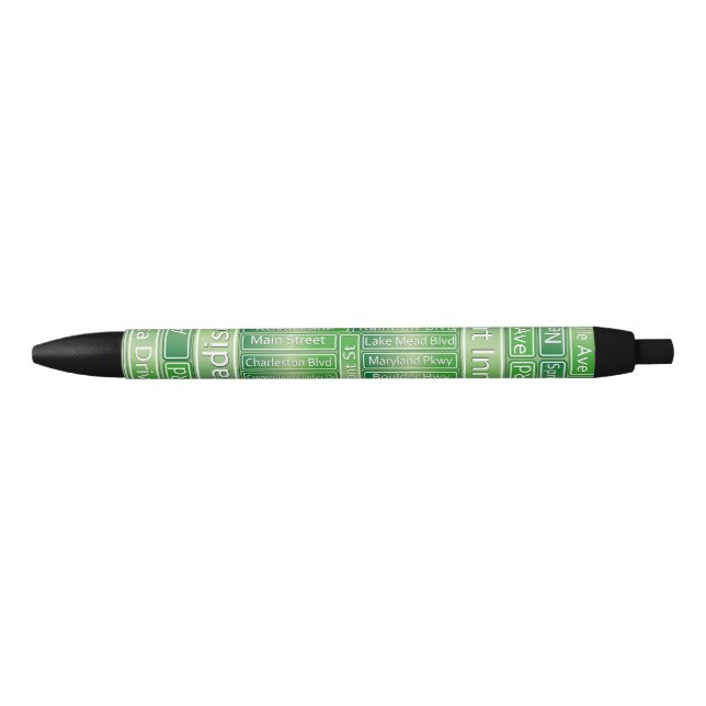 Las Vegas Street Road Signs Pen (Front)