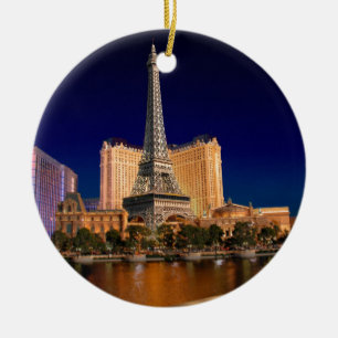 Las Vegas strip 5 Ceramic Ornament