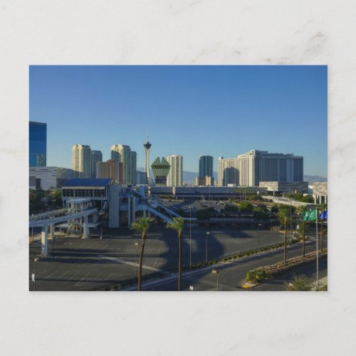 Las Vegas Strip Ahead Postcard