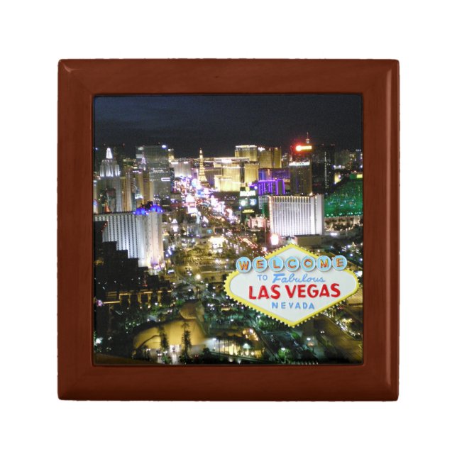 Las Vegas Strip and Sign Gift Box (Front)