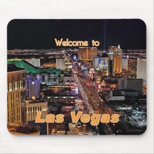 Las Vegas Strip at Night Mouse Pad