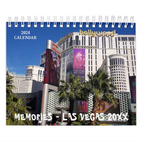 Las Vegas Strip Bachelorette Party Keepsake Photo Calendar