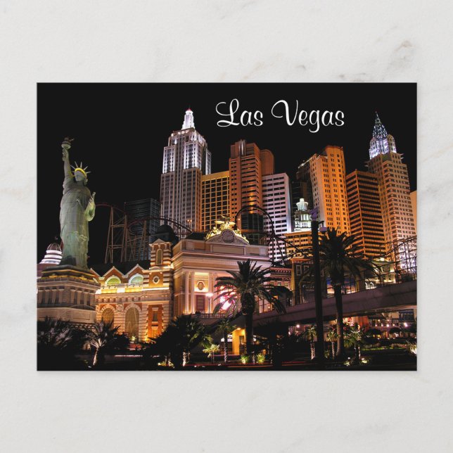 Las Vegas Strip Casinos, Nevada Post Card (Front)