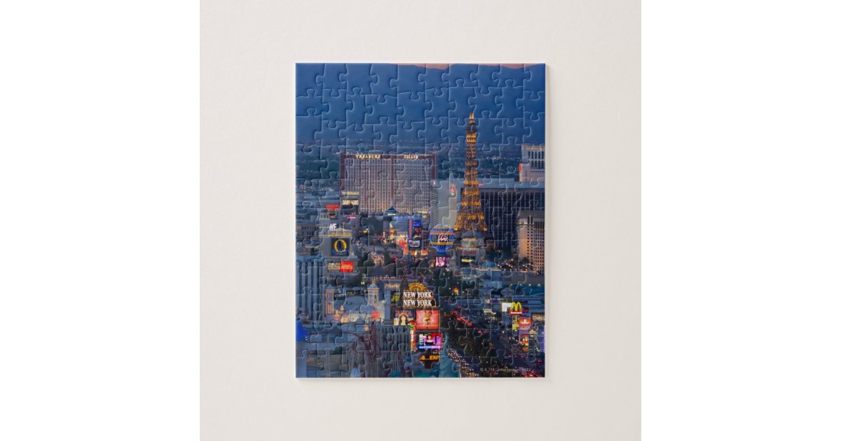 Las Vegas Strip Jigsaw Puzzle Zazzle