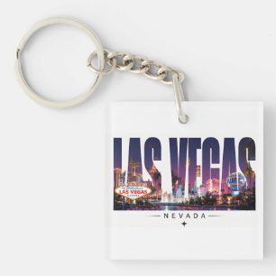 🎰 Las Vegas Strip Lights 🎰 Keychain