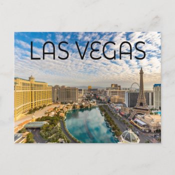 Las Vegas Strip Nevada Usa United States America Postcard by merrydestinations at Zazzle