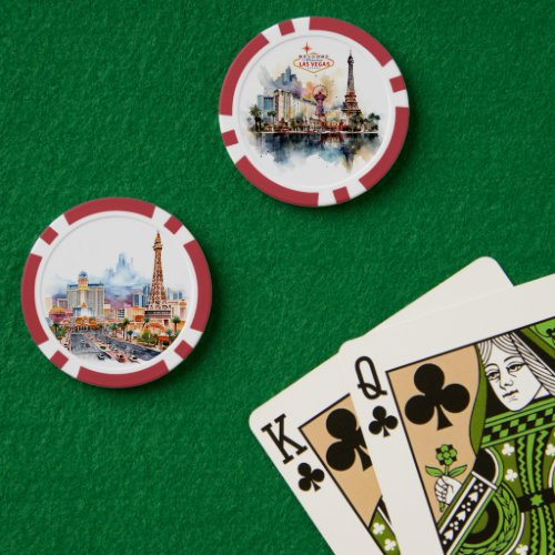 Las Vegas Strip Poker Chips