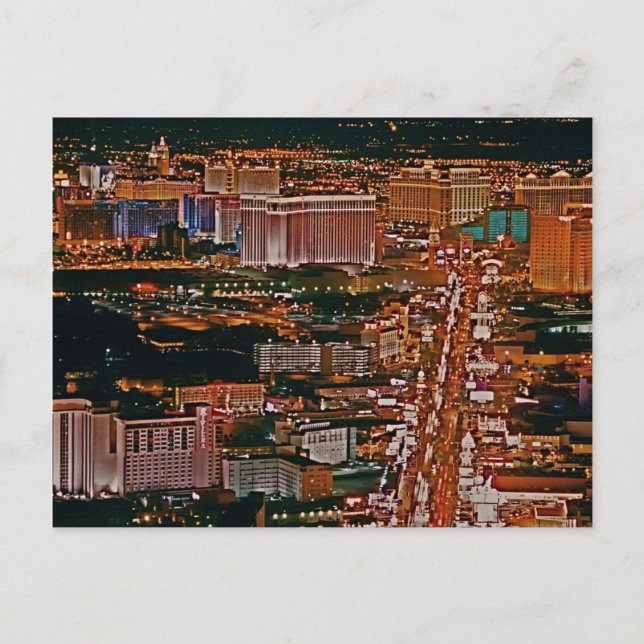 Las Vegas Strip Post Card (Front)