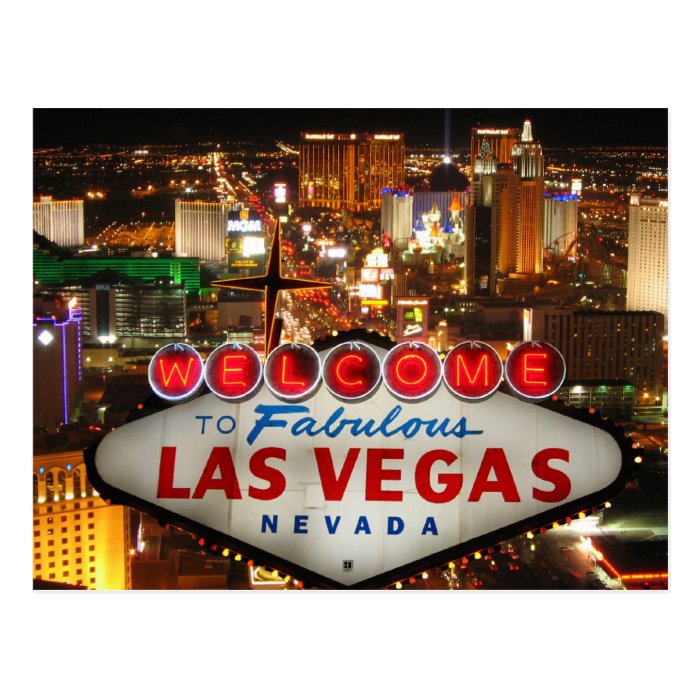 Las Vegas Strip Postcard