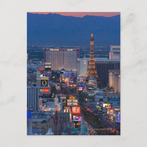 Las Vegas Strip Postcard