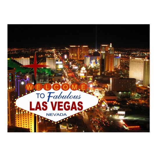 Las Vegas Strip Postcard | Zazzle.com