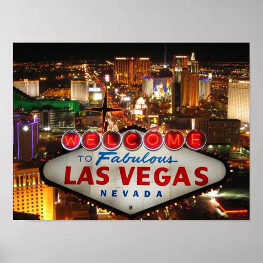 Las Vegas Strip Poster | Zazzle.com