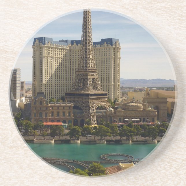Las Vegas strip Sandstone Coaster (Front)