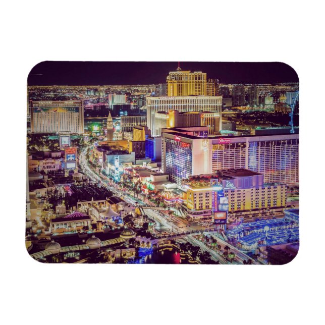 Las Vegas strip stylized Magnet (Horizontal)
