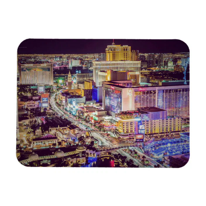 Las Vegas Strip Casino Foto Magnet Amerika USA Souvenir Fridge 