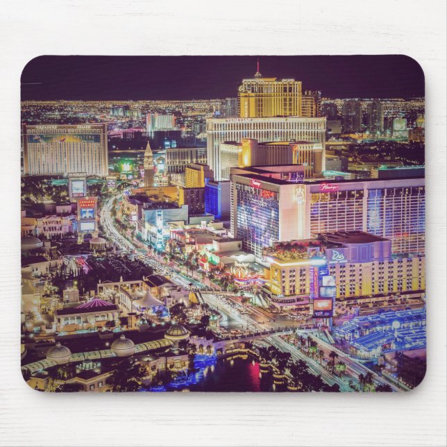 Las Vegas strip stylized Mouse Pad (Front)
