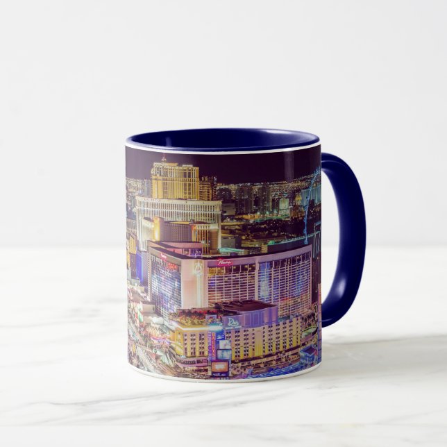 Las Vegas strip stylized Mug (Front Right)