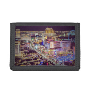 Las Vegas strip stylized Tri-fold Wallet