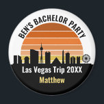 Las Vegas Strip Sunset Custom Vacation Magnet<br><div class="desc">Cool custom Las Vegas skyline at sunset magnet for your family vacation or bachelor party trip to the city of lights. Gamble from sunrise to sundown in this city and remember it with this keepsake souvenir.</div>