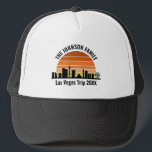 Las Vegas Strip Sunset Custom Vacation Trucker Hat<br><div class="desc">Cool custom Las Vegas skyline at sunset hat for your family vacation or bachelor party trip to the city of lights. Gamble from sunrise to sundown in this city and remember it with this keepsake souvenir.</div>