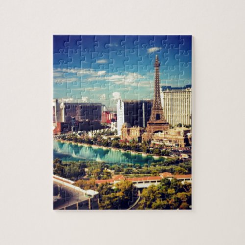 Las Vegas Strip View Jigsaw Puzzle