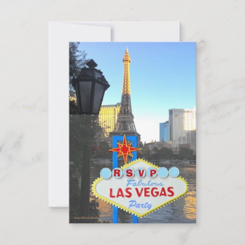 Las Vegas Strip View RSVP enclosure