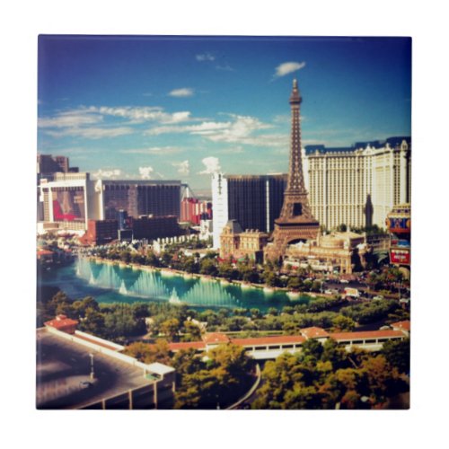 Las Vegas Strip View Tile