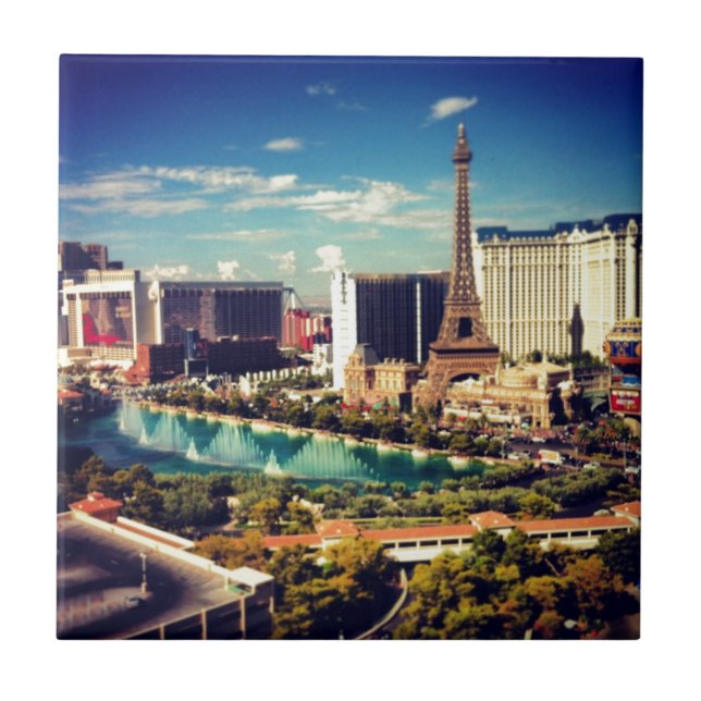 Las Vegas Strip View Tile (Front)