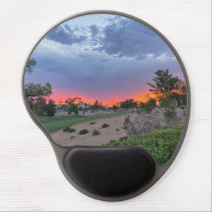 Las Vegas Sunrise Over Desert Golf Course Gel Mouse Pad