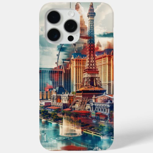 Las Vegas Symphony High Roller and Casinos iPhone 15 Pro Max Case