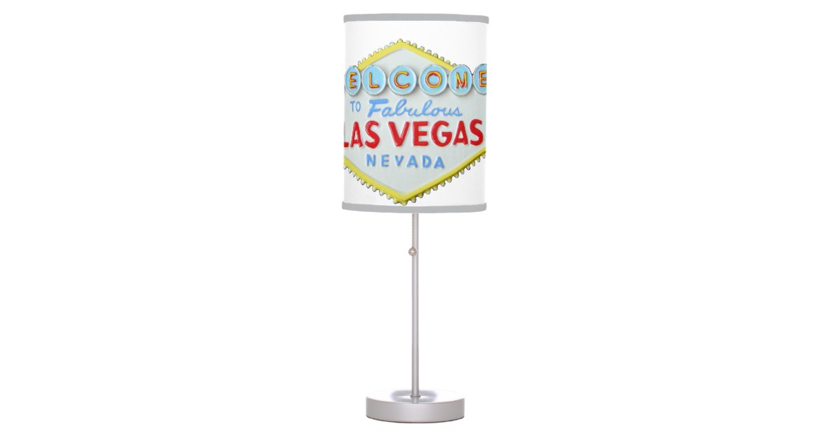 Las Vegas Table Lamp Zazzle