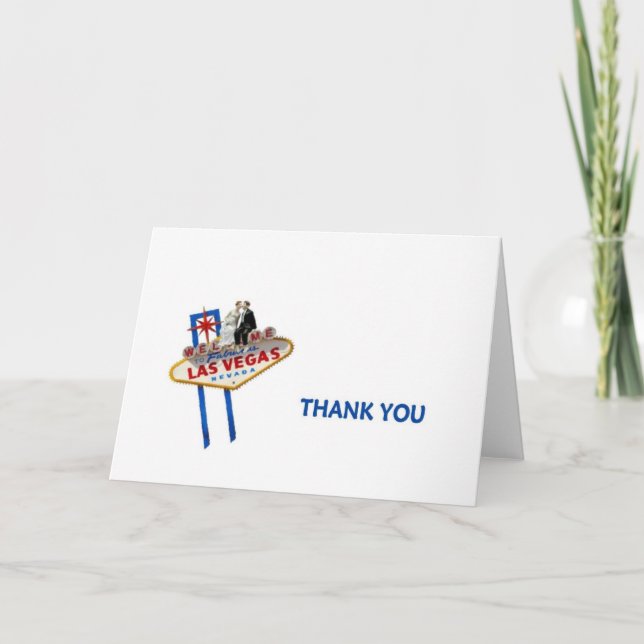 LAS VEGAS THANK YOU CARD (Front)