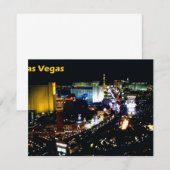 Las Vegas The Strip at night (Front/Back)