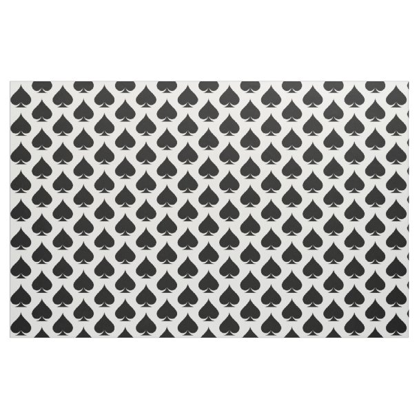 Las Vegas Playing Card Shapes Fabric
