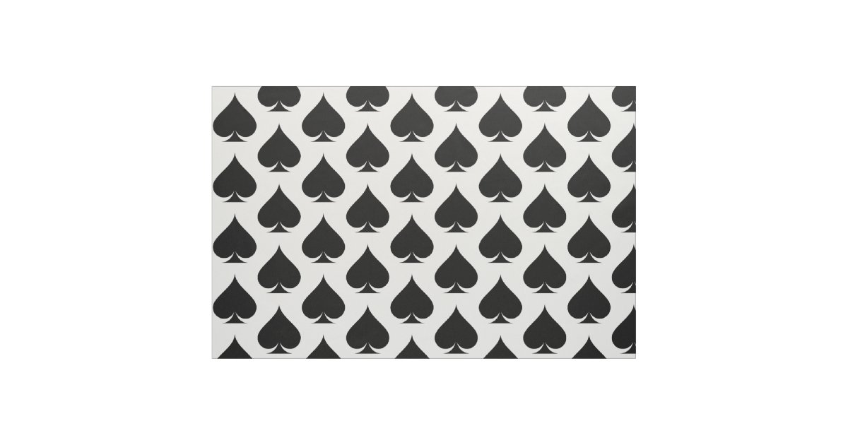 Las Vegas theme Ace of spades textile fabric Zazzle
