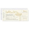 Las Vegas Ticket Boarding Pass Destination Wedding