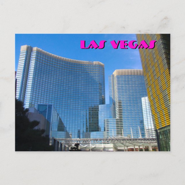 Las Vegas Towers Postcard (Front)