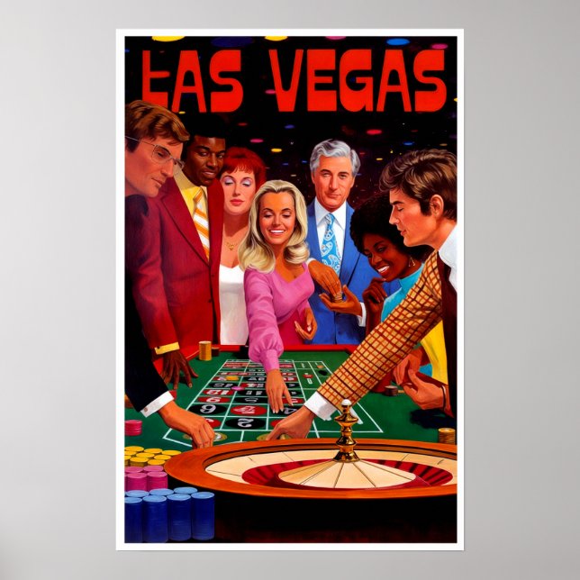 Las Vegas travel poster (Front)