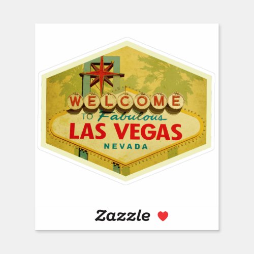 Las Vegas travel sticker
