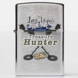 Las Vegas Urban Treasure Hunter Logo Zippo Lighter