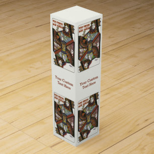 Las Vegas USA Vintage Travel wine gift box